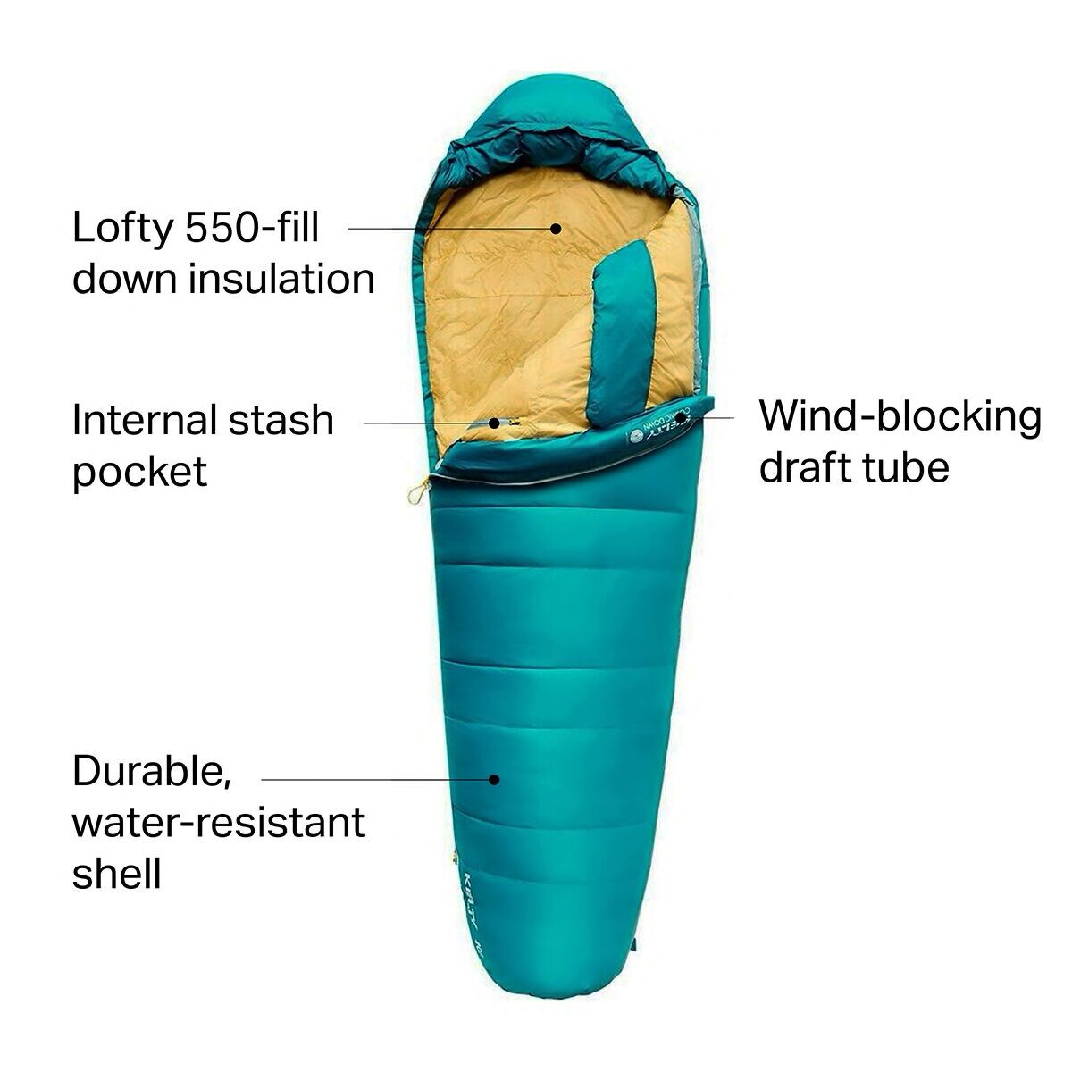 Kelty Cosmic 20 Sleeping Bag: 20F Down - Women´s
