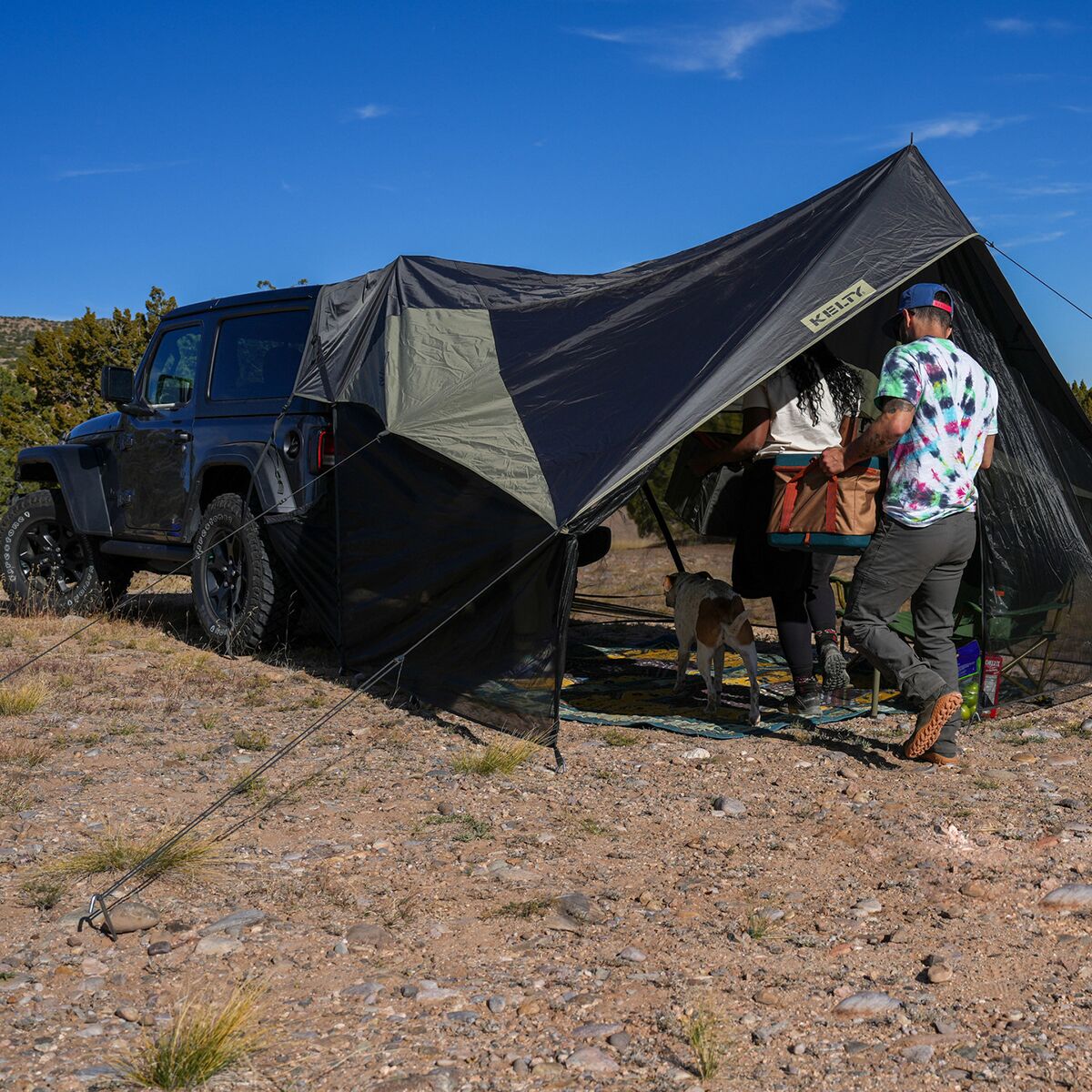 Kelty Waypoint Screeenhouse Tarp Hike & Camp