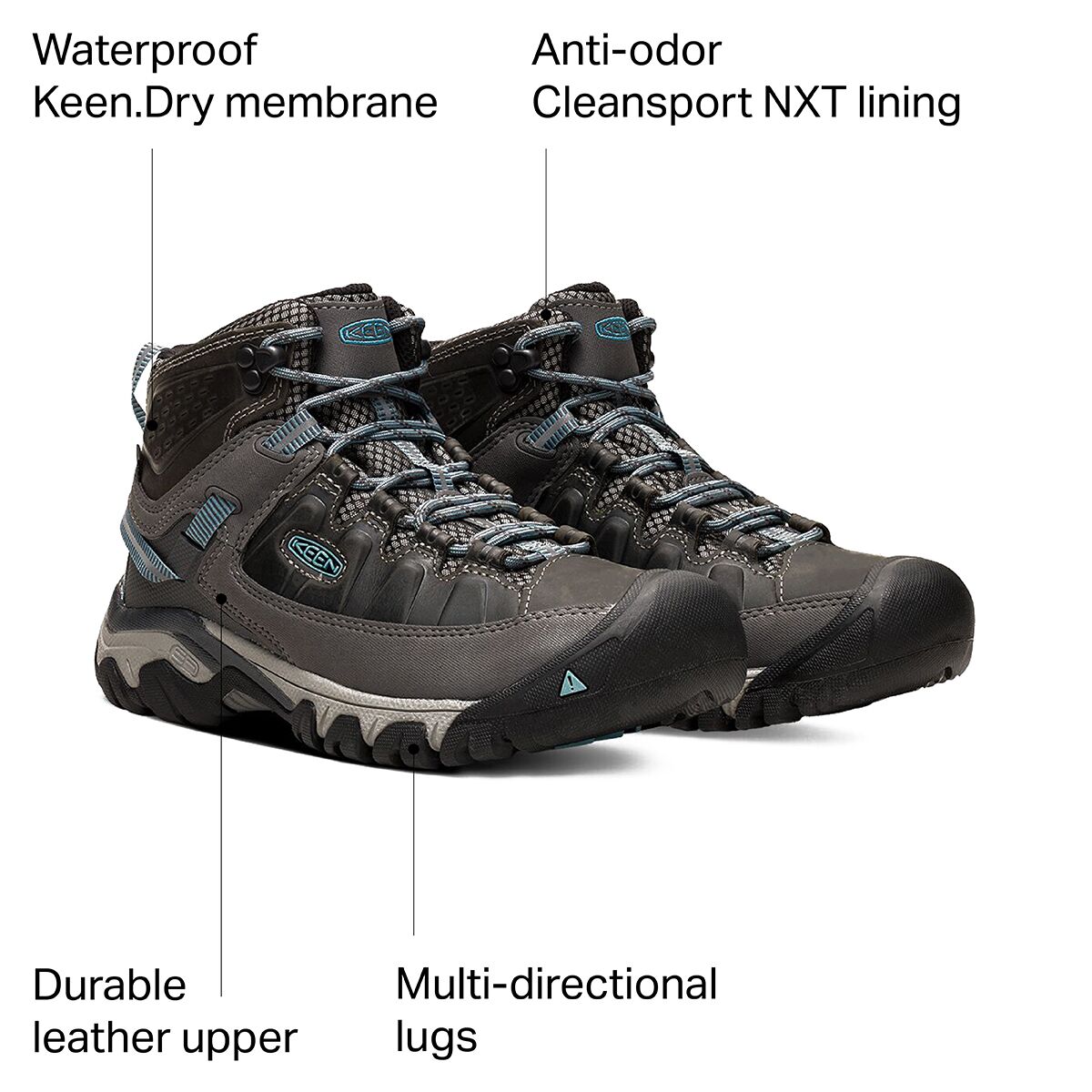 keen women's targhee ii mid waterproof hiking boots