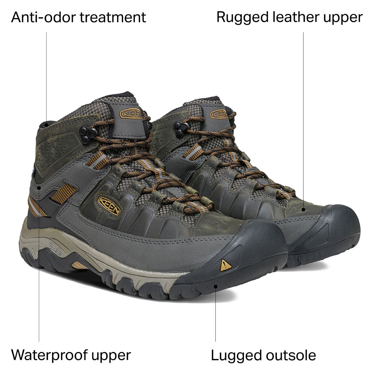 keen targhee iii mid mens waterproof boots