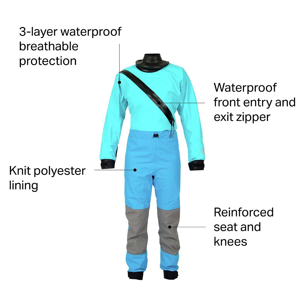 Dry Suit KOKATAT Swift Entry (Hydrus 3.0) With Relief Zipper