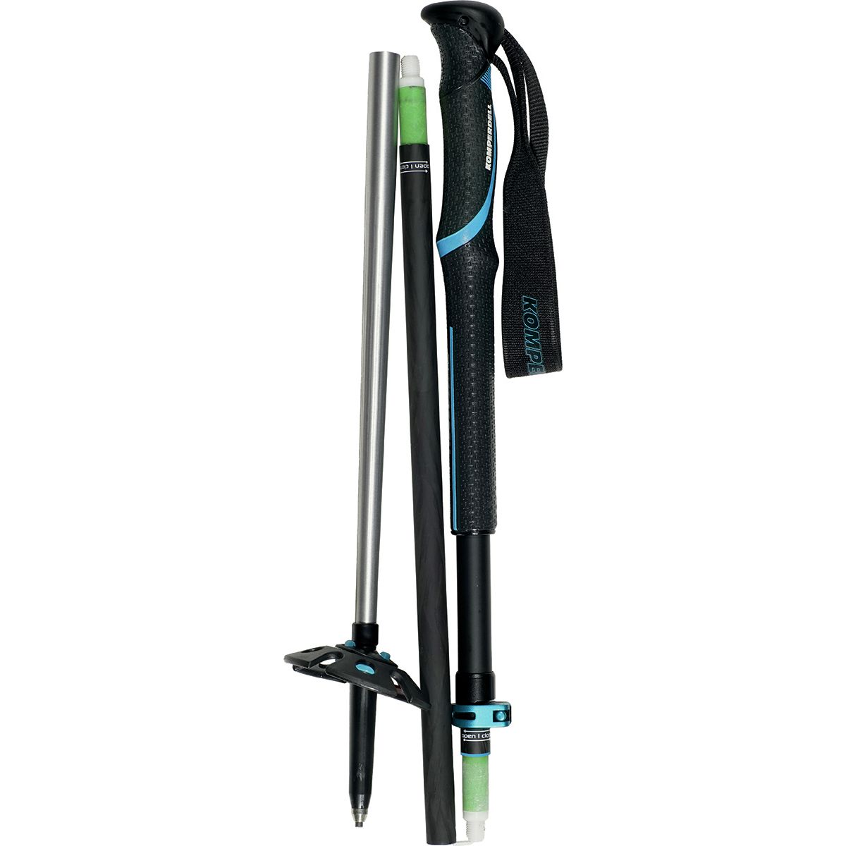 Komperdell Carbon Expedition Tour 4 Trekking Poles Hike & Camp