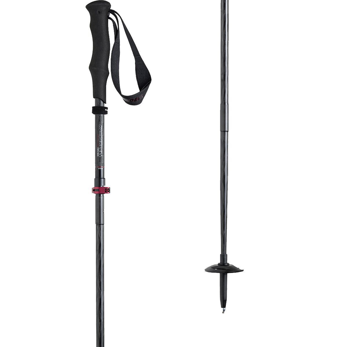 Komperdell Carbon FXP.4 Summit Vario Compact Trekking Poles Hike & Camp