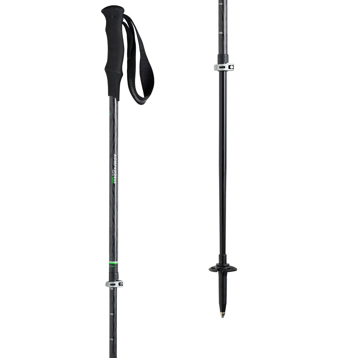 Komperdell Trail UL Carbon Powerlock Trekking Poles Hike & Camp