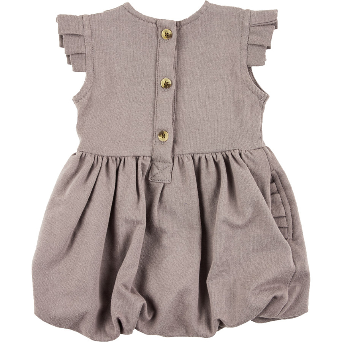 Kate Quinn Organics Pleated Arm Ruffle Pocket Dress Infant Girls' Kids