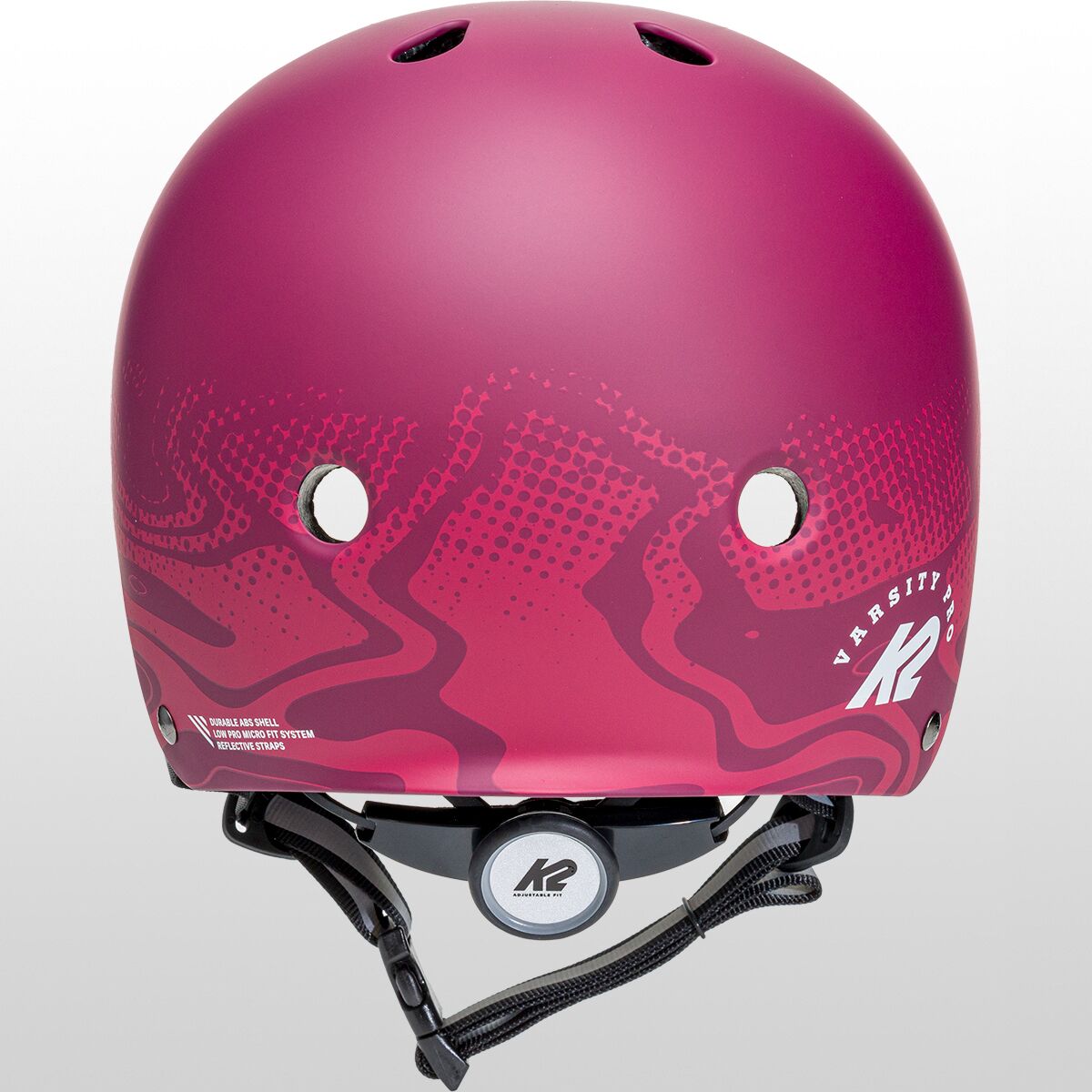 K2 Varsity JR Helm 2018 White/Purple - Skatehelm Mit Mikroverstellung