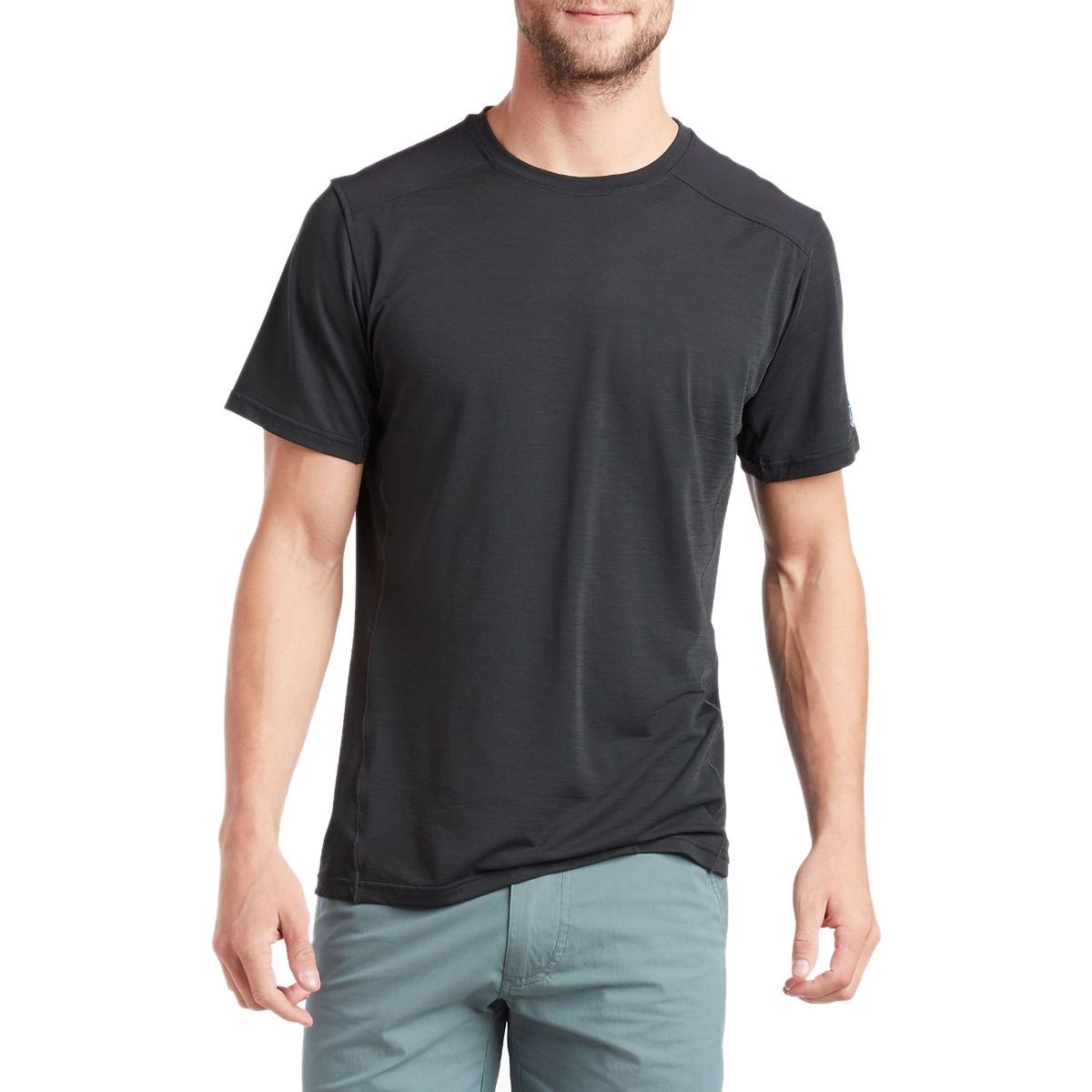 T-shirt Kuhl Homme Taille L - Gris Manches Courtes Coton Solide