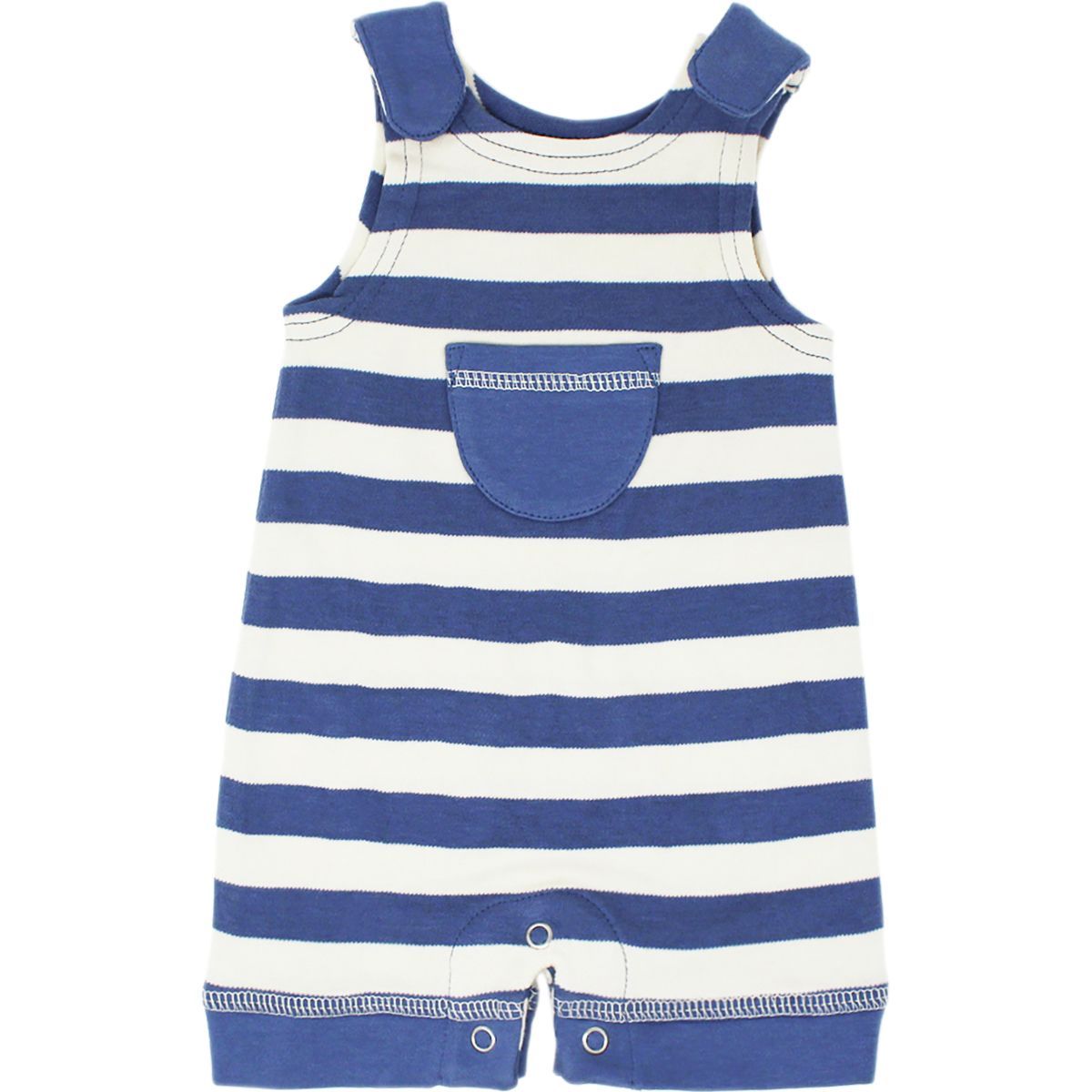 L'oved Baby Striped Sleeveless Romper Infant Boys'