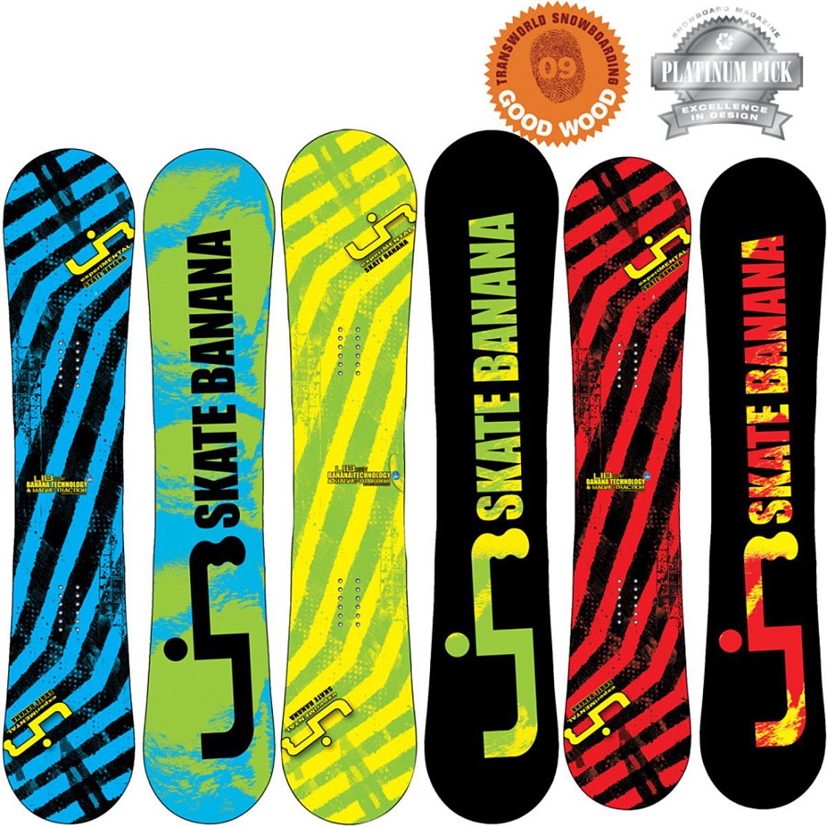 Lib Technologies Skate Banana BTX Narrow Snowboard Assorted Bananas Snowboard