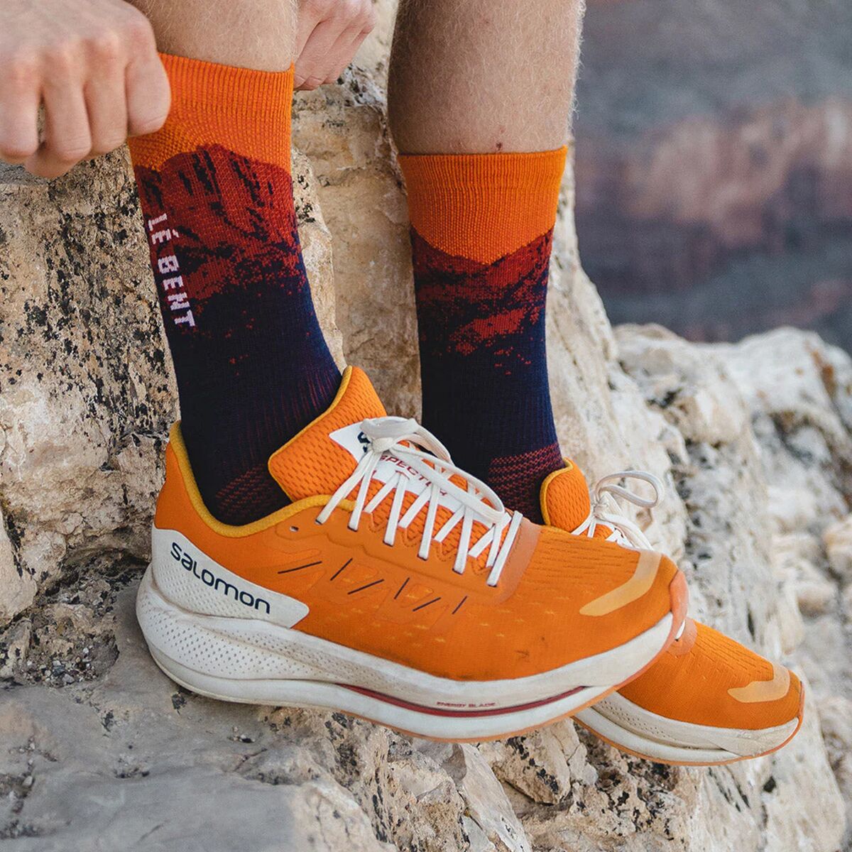 Le Bent Mickey Graglia Pro Series Zero Cushion 3/4 Crew Sock