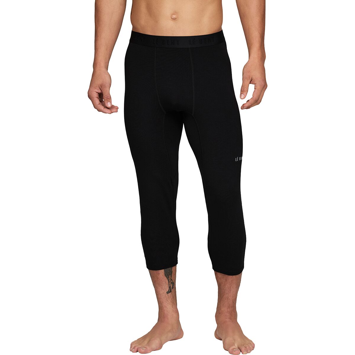 Мужские брюки Le Bent Midweight 3/4 Bottom, цвет: Чёрный