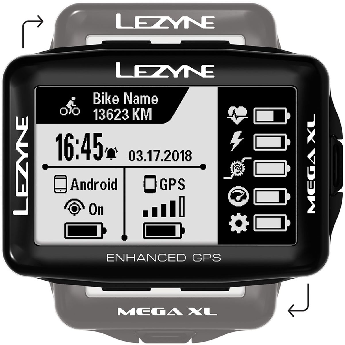 Lezyne Mega XL GPS Bike Computer Bike