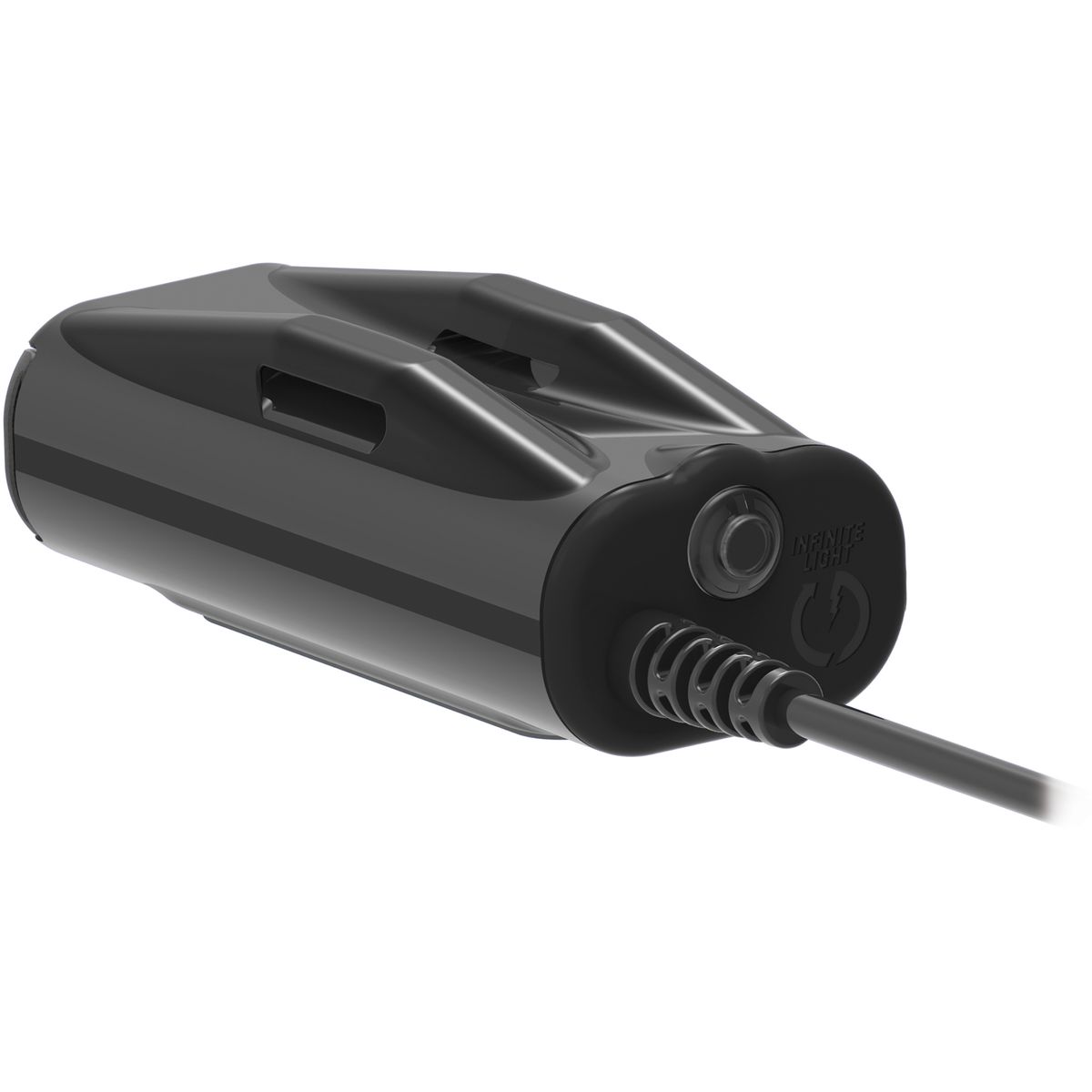 Power Pack+ LEZYNE Infinite Light - Batería Extra 23 Wh - Compatible Luces USB-C Lezyne - Montaje Correa Velcro - Negro