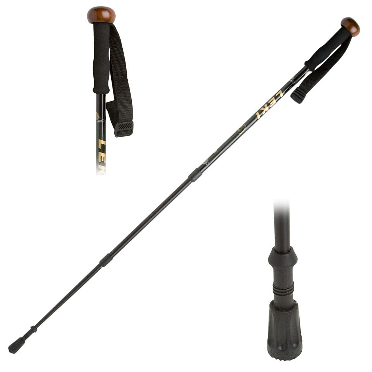 LEKI Sierra Antishock Trekking Pole 1 Pole Hike & Camp
