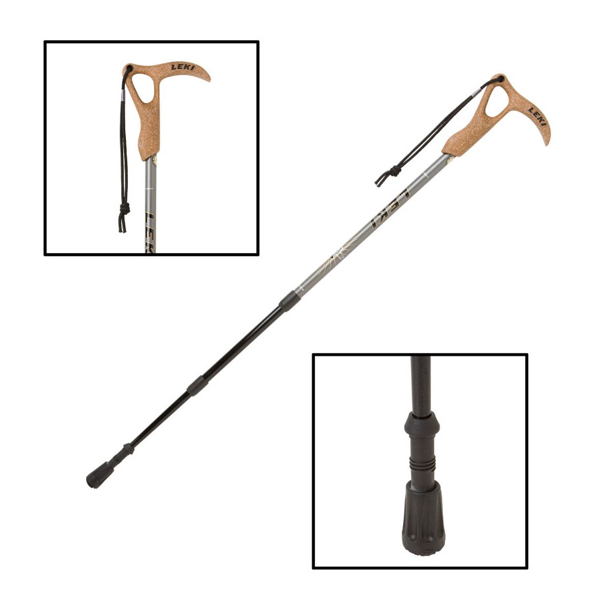 LEKI Wanderfreund Antishock Trekking Pole 1 Pole Hike & Camp