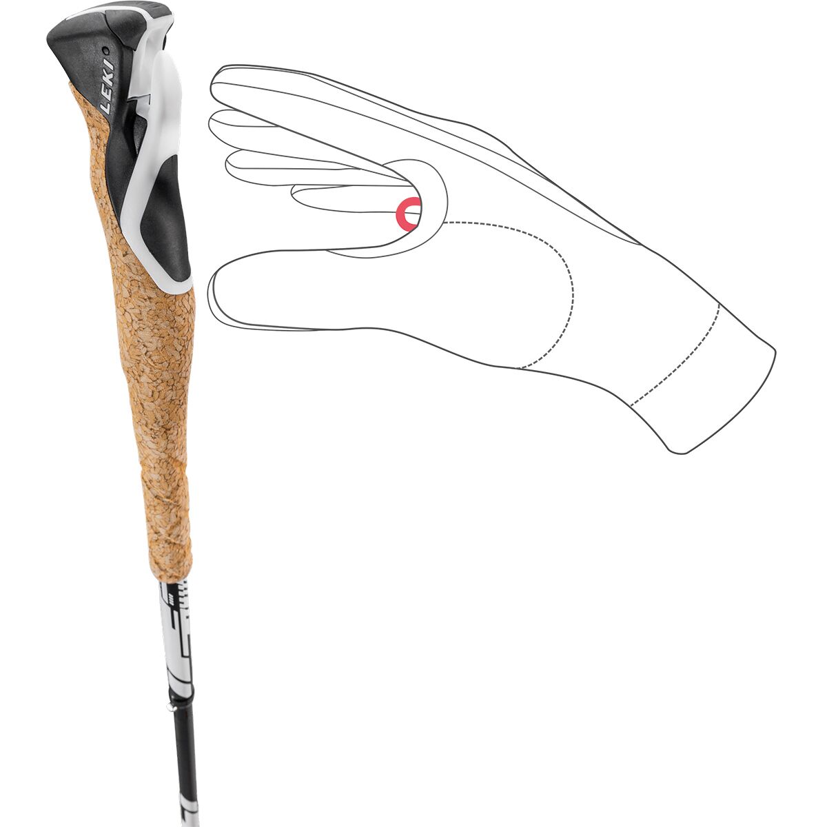 LEKI Cross Trail FX 1 Superlite Trekking Poles