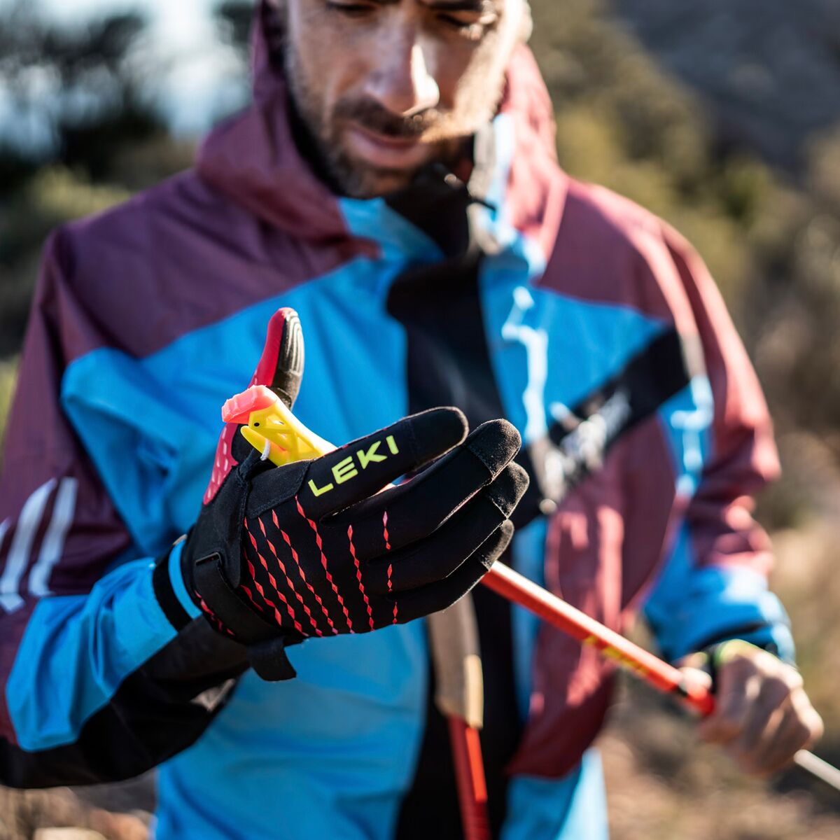 LEKI Ultra Trail Breeze Shark Glove