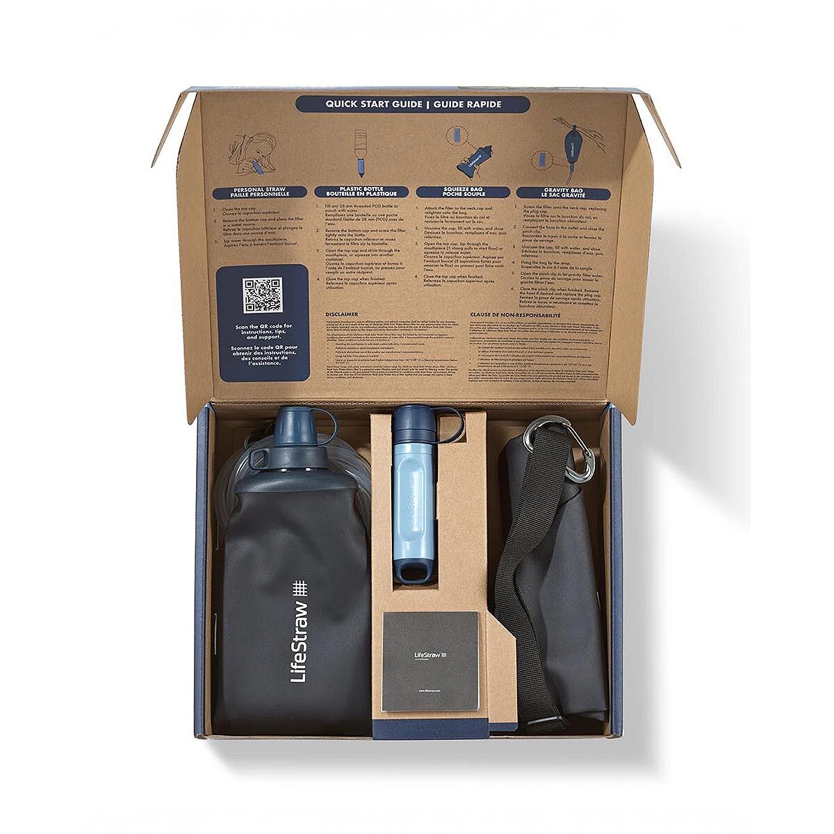 Снаряжение LifeStraw 3-in-1 Filtration Kit - Bundle, цвет: Синий — фото 6