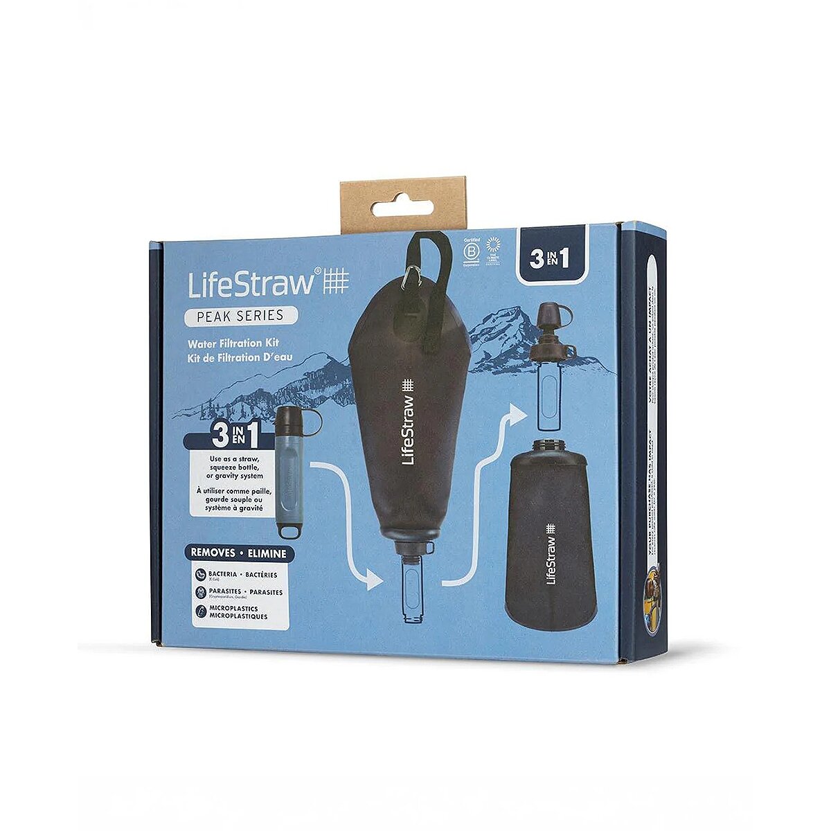 Снаряжение LifeStraw 3-in-1 Filtration Kit - Bundle, цвет: Синий — фото 7