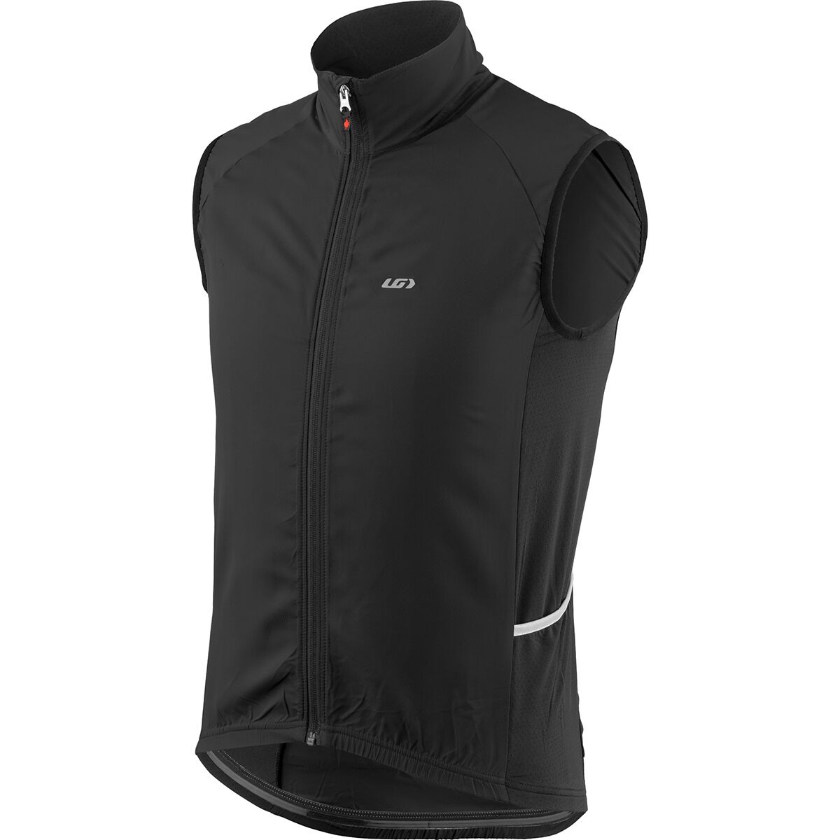 Gilet Coupe-vent Cyclisme Louis Garneau Nova – Noir/rouge, Taille L, Homme