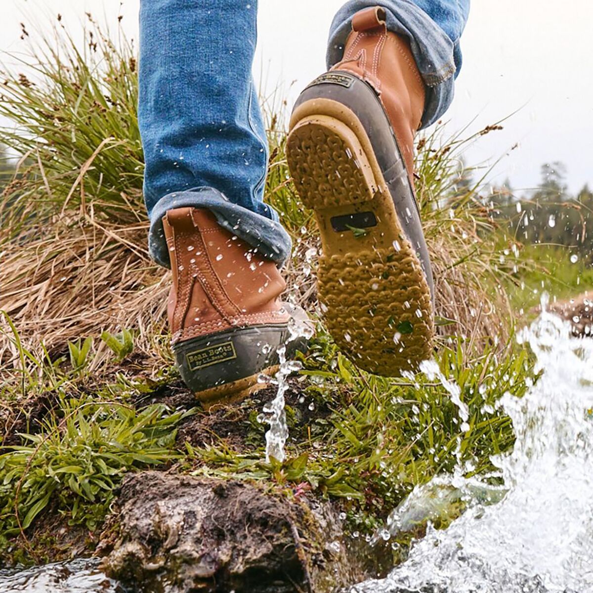 Мужские ботинки L.L.Bean Bean 8in, цвет: Рыжевато-коричневый / Коричневый — фото 2