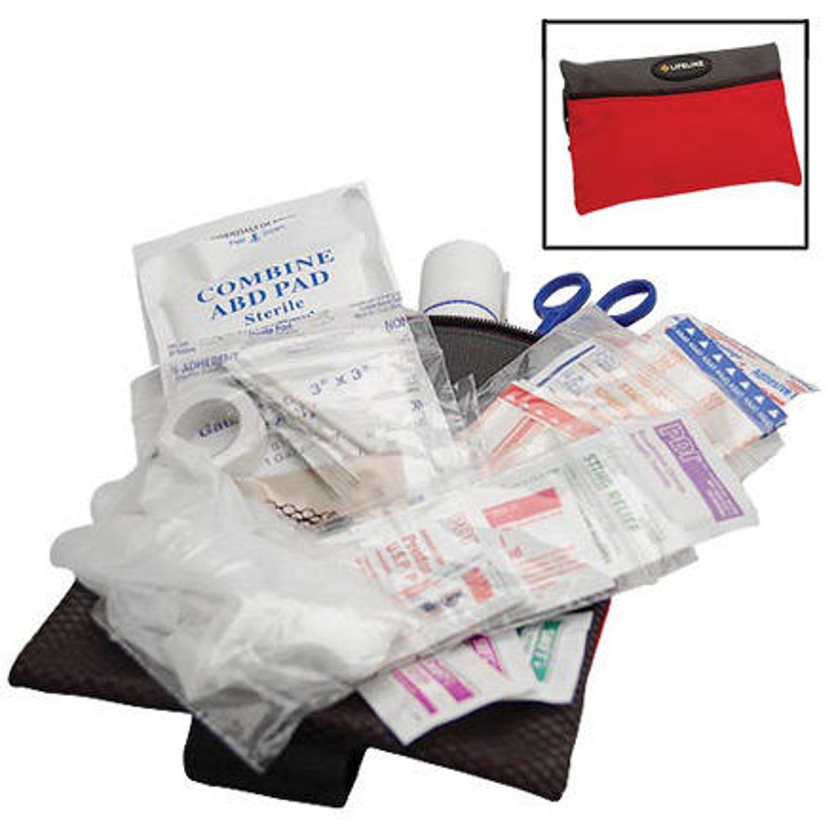Lifeline Mountain First Aid Kit 88 Pieces Hike & Camp