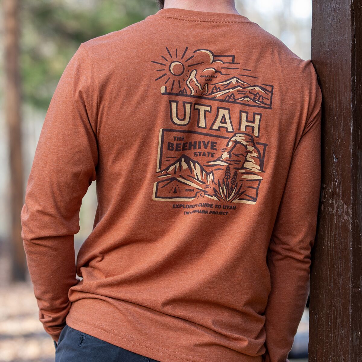 Landmark Project Explore Utah Long-Sleeve Pocket T-Shirt