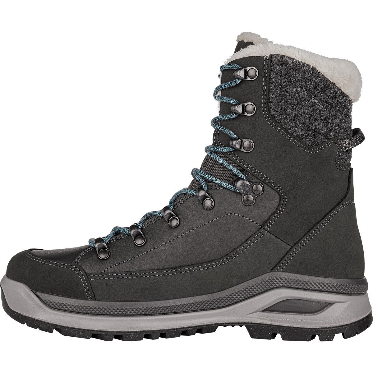 Chaussures De Randonnée Hiver Femme Lowa RENEGADE EVO ICE GTX – Bleu, Tige Synthétique