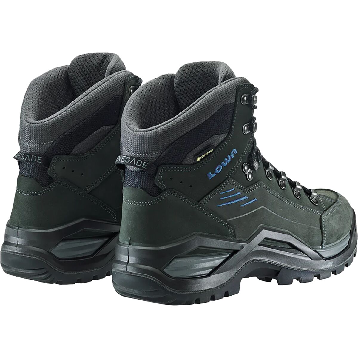 Мужские ботинки Lowa Renegade Evo GTX Mid Hiking Boot, цвет: Антрацитовый / Стальной синий — фото 4