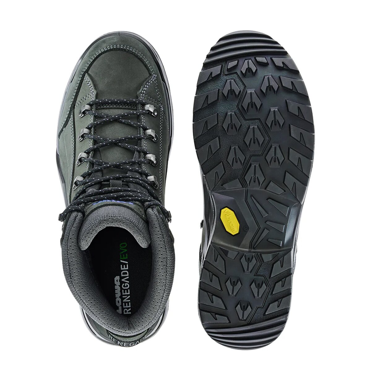 Мужские ботинки Lowa Renegade Evo GTX Mid Hiking Boot, цвет: Антрацитовый / Стальной синий — фото 9