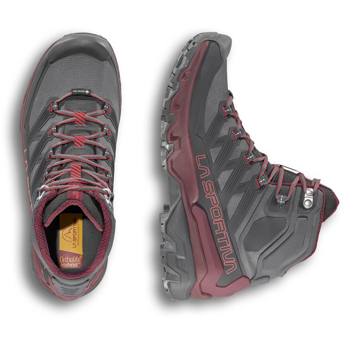 Мужские ботинки La Sportiva Ultra Raptor 3 Mid GTX Hiking Boot, цвет: Карбоновый — фото 4