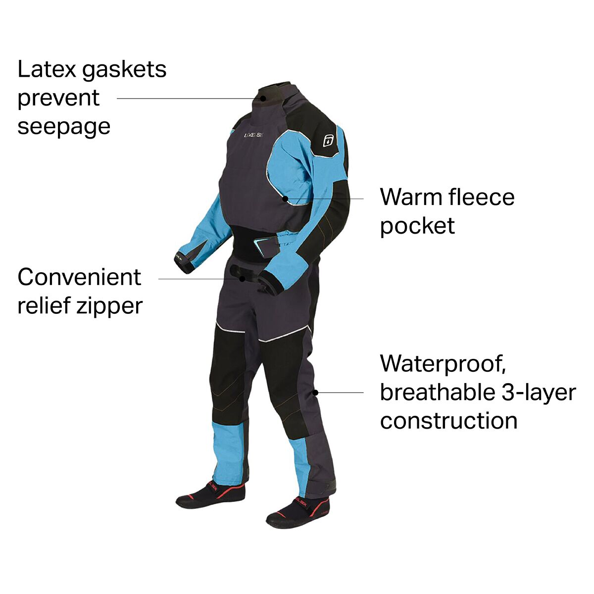 Level Six Emperor Drysuit