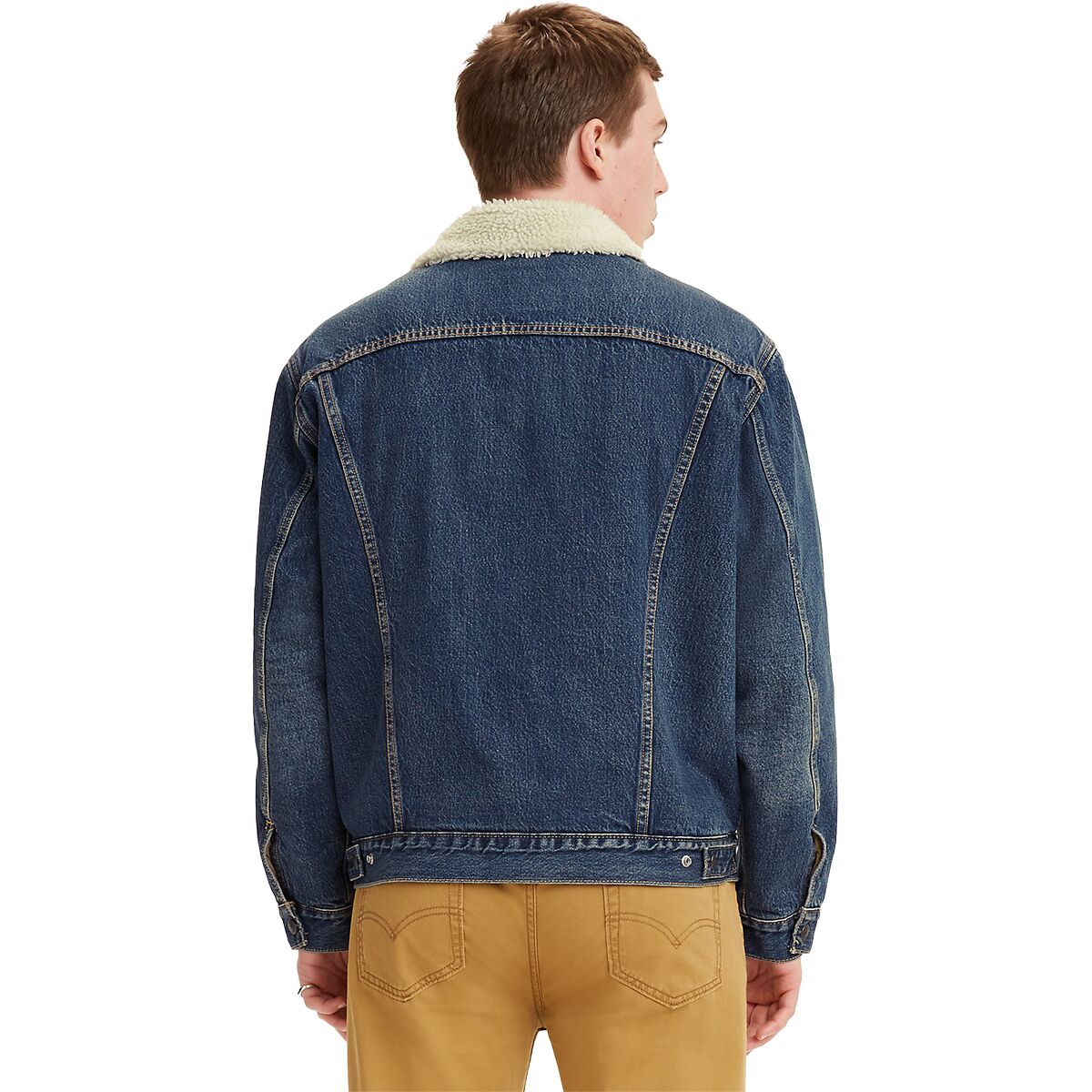 Levi's Vintage Fit Sherpa Trucker Jacket Men's Clothing