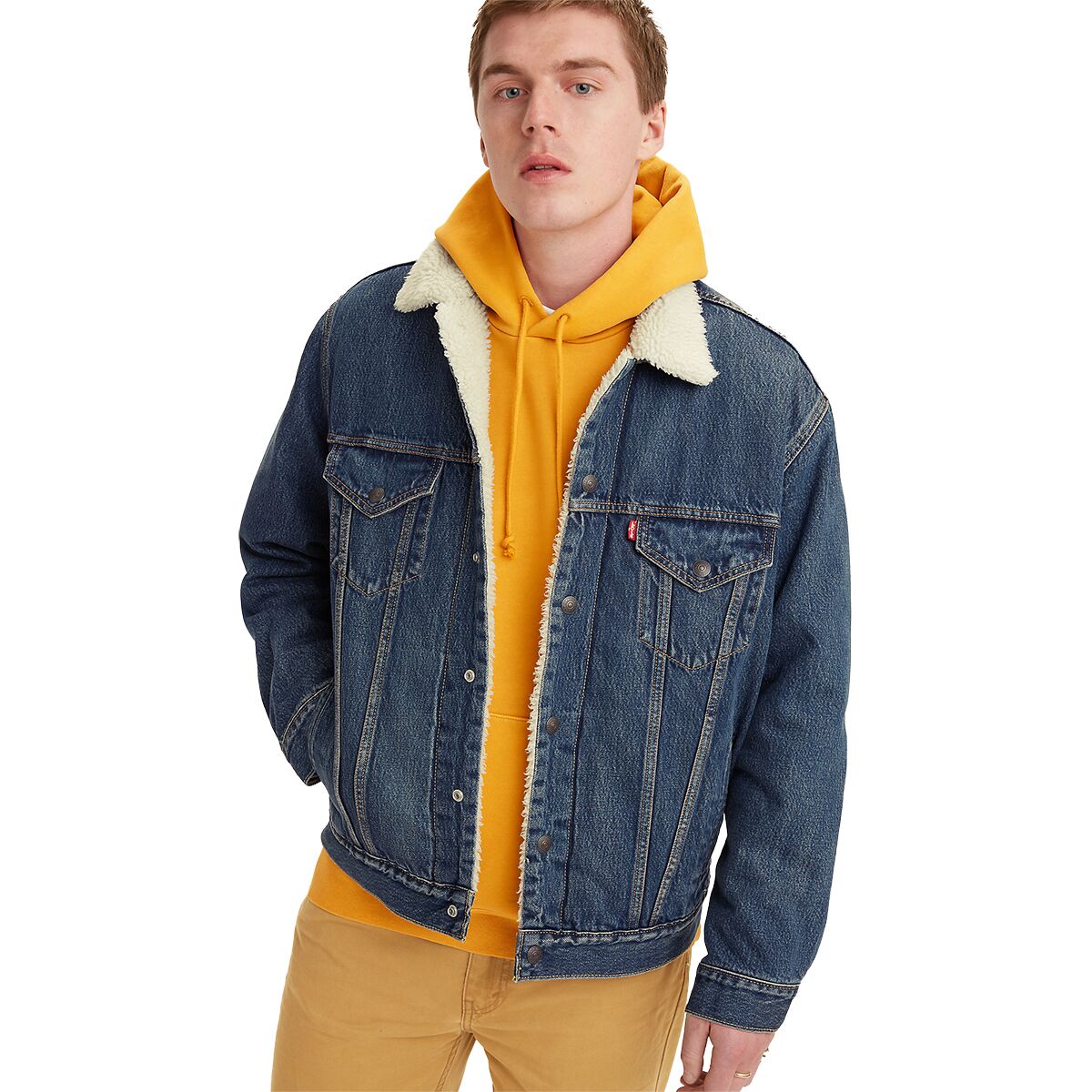 Levi's Vintage Fit Sherpa Trucker Jacket - Men's - Clothing
