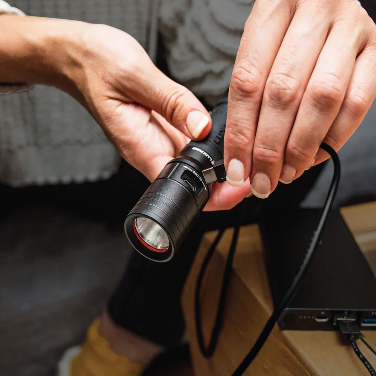 LUXPRO Rechargeable Flashlight