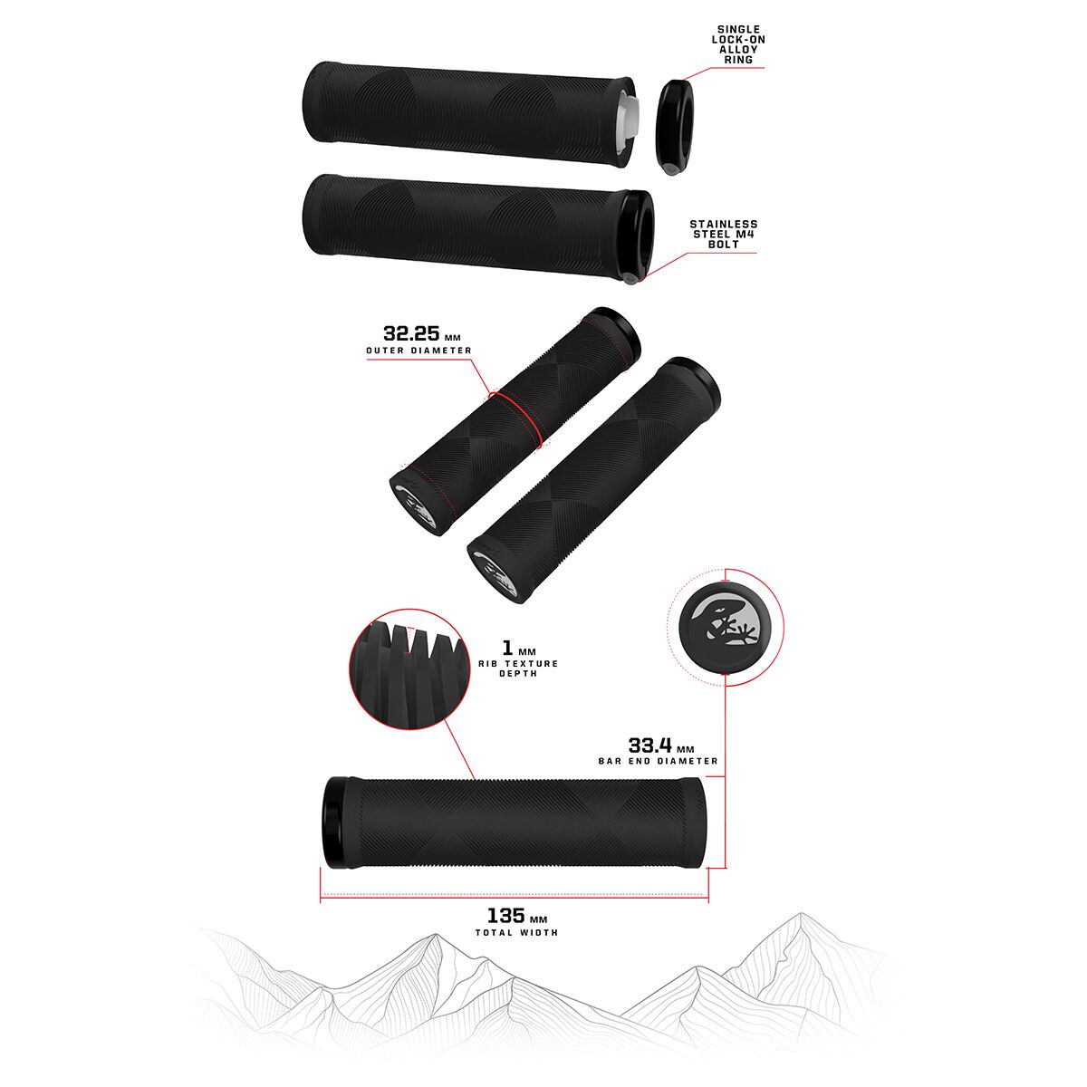 Lizard Skins Strata Lock-On Grips