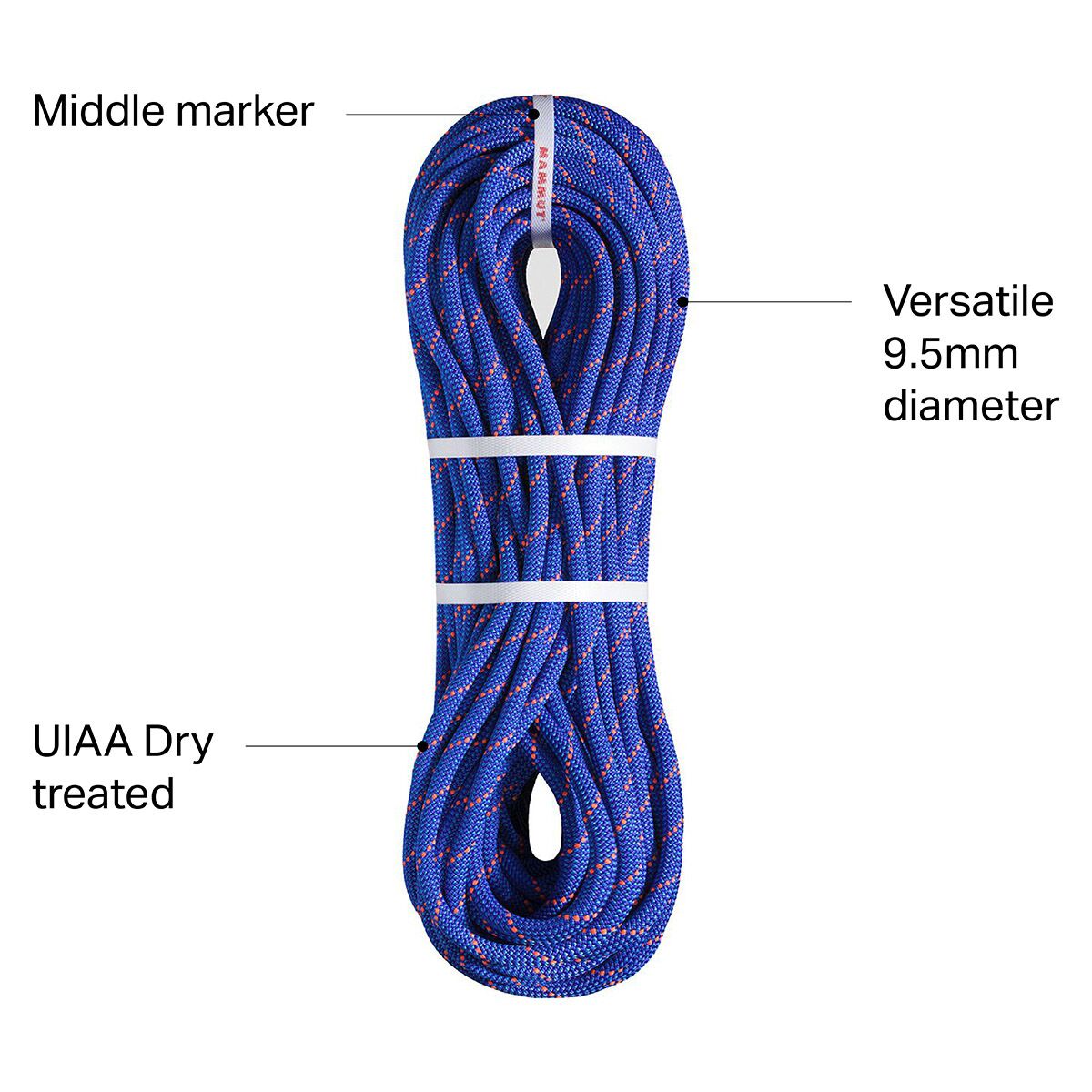 Mammut Crag Dry Rope - 9.5mm - Climb