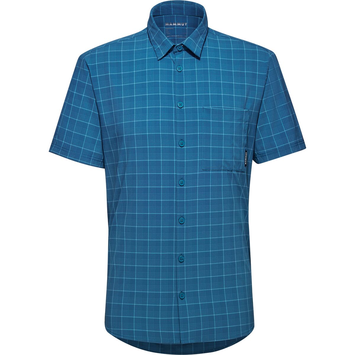 Chemise De Randonnée Homme Mammut Trovat Summer - Manches Longues, Tissu Chanvre Et Coton - Poche Poitrine