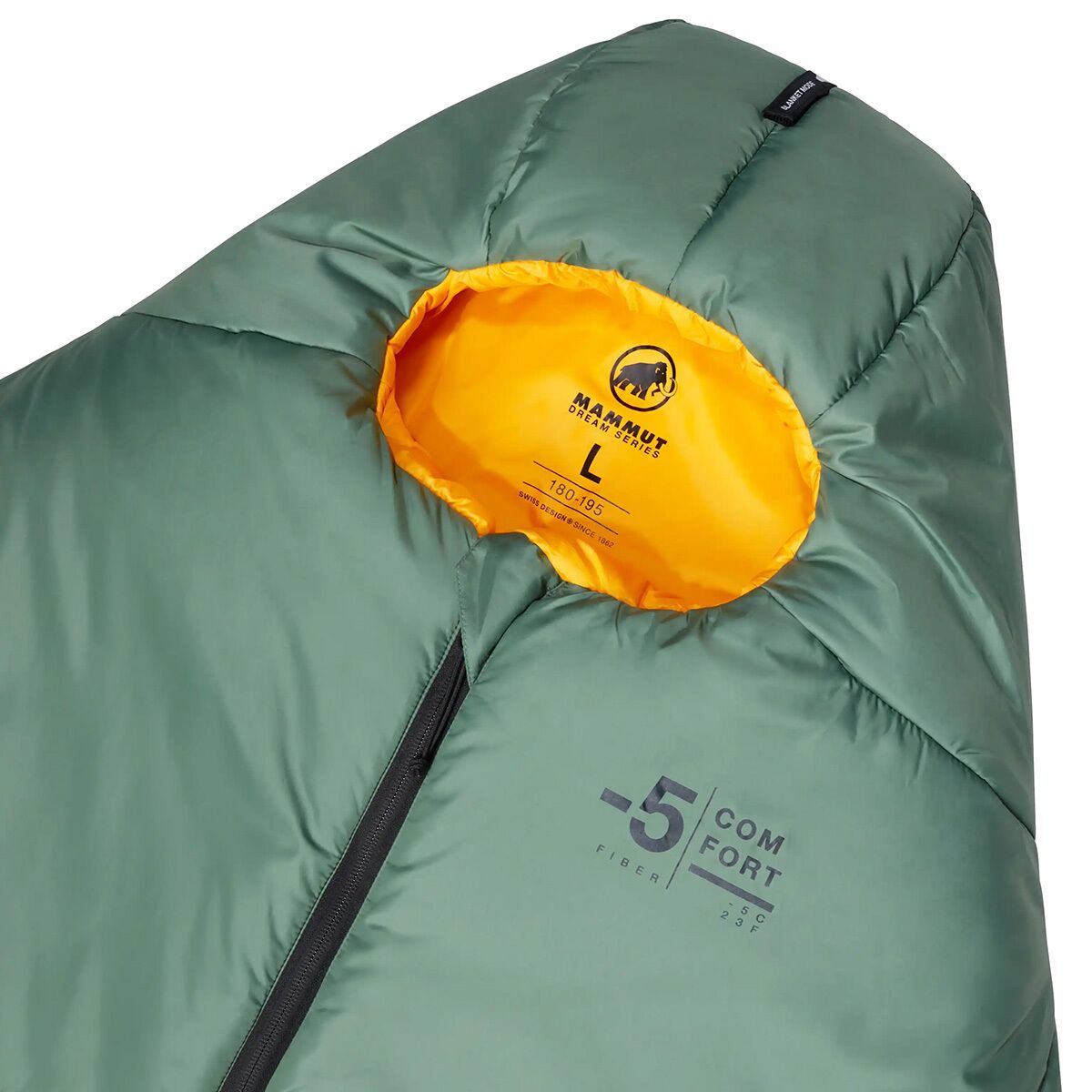 Sac De Couchage Comfort Fiber - Mammut - Synthétique - Pour Camping Et Plein Air - Isolant Et Recyclé
