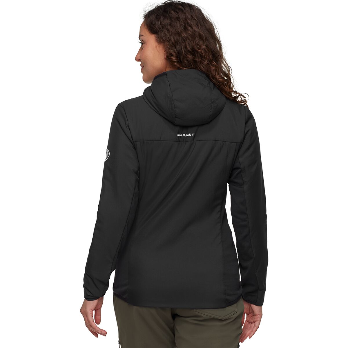 Женская куртка Mammut Rime Air IN Hybrid Hooded, цвет: Чёрный — фото 2