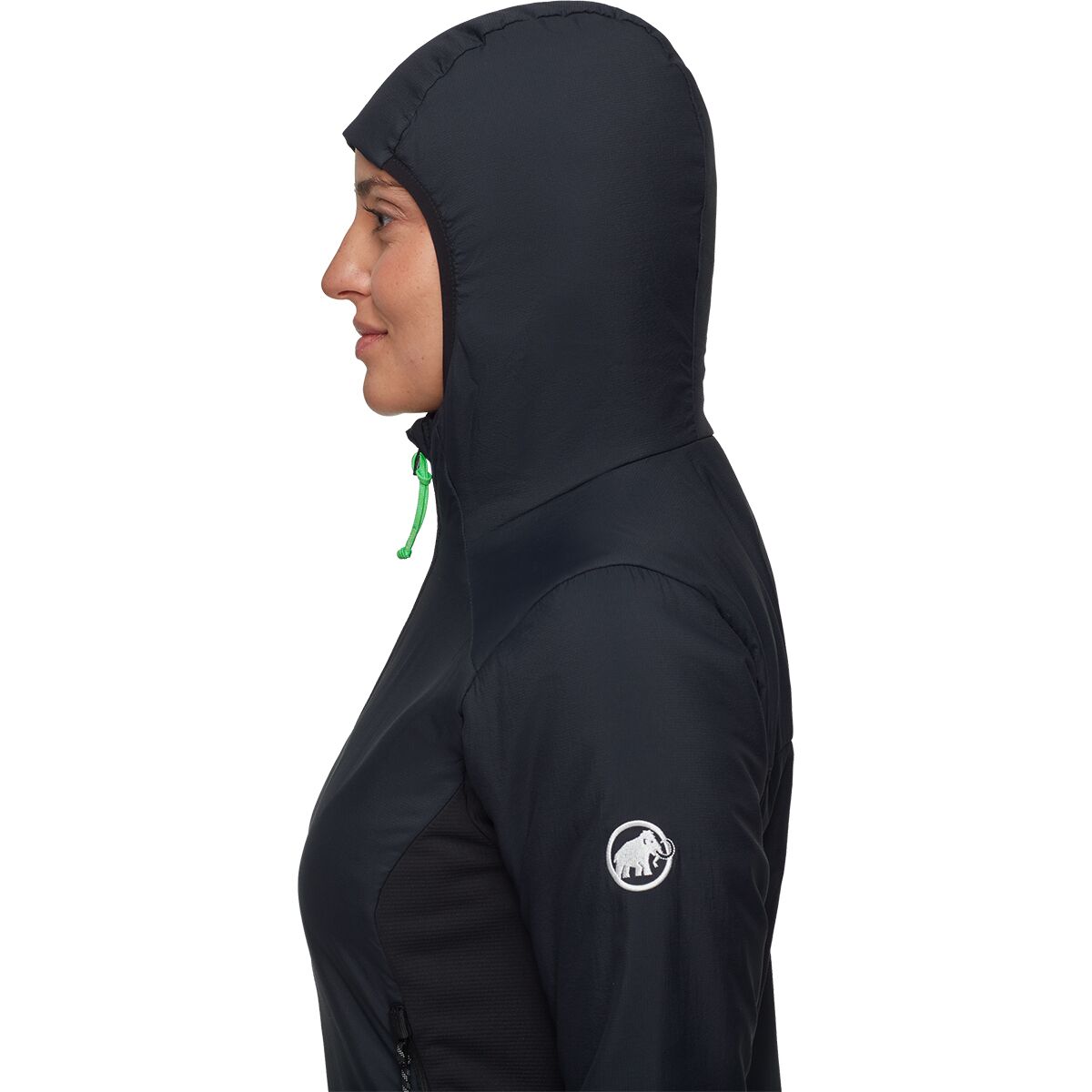 Женская куртка Mammut Rime Air IN Hybrid Hooded, цвет: Чёрный — фото 6