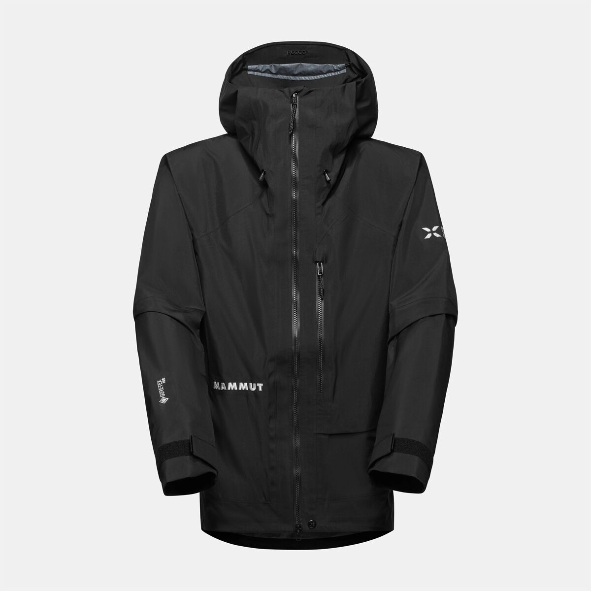 Мужская куртка Mammut Eiger Nordwand Advanced HS Hooded, цвет: Чёрный — фото 2