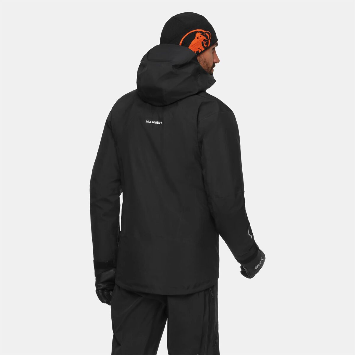 Мужская куртка Mammut Eiger Nordwand Advanced HS Hooded, цвет: Чёрный — фото 8