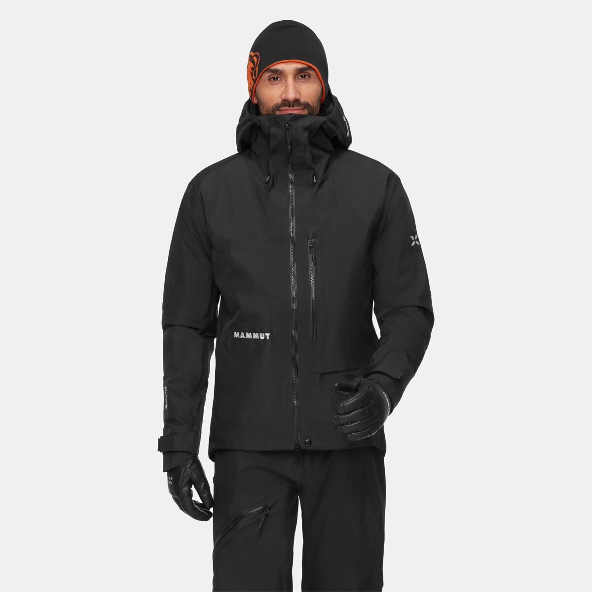Мужская куртка Mammut Eiger Nordwand Advanced HS Hooded, цвет: Чёрный — фото 10