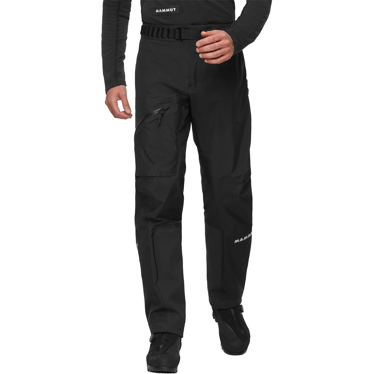 Мужские брюки Mammut Eiger Nordwand Advanced HS, цвет: Чёрный — фото 1