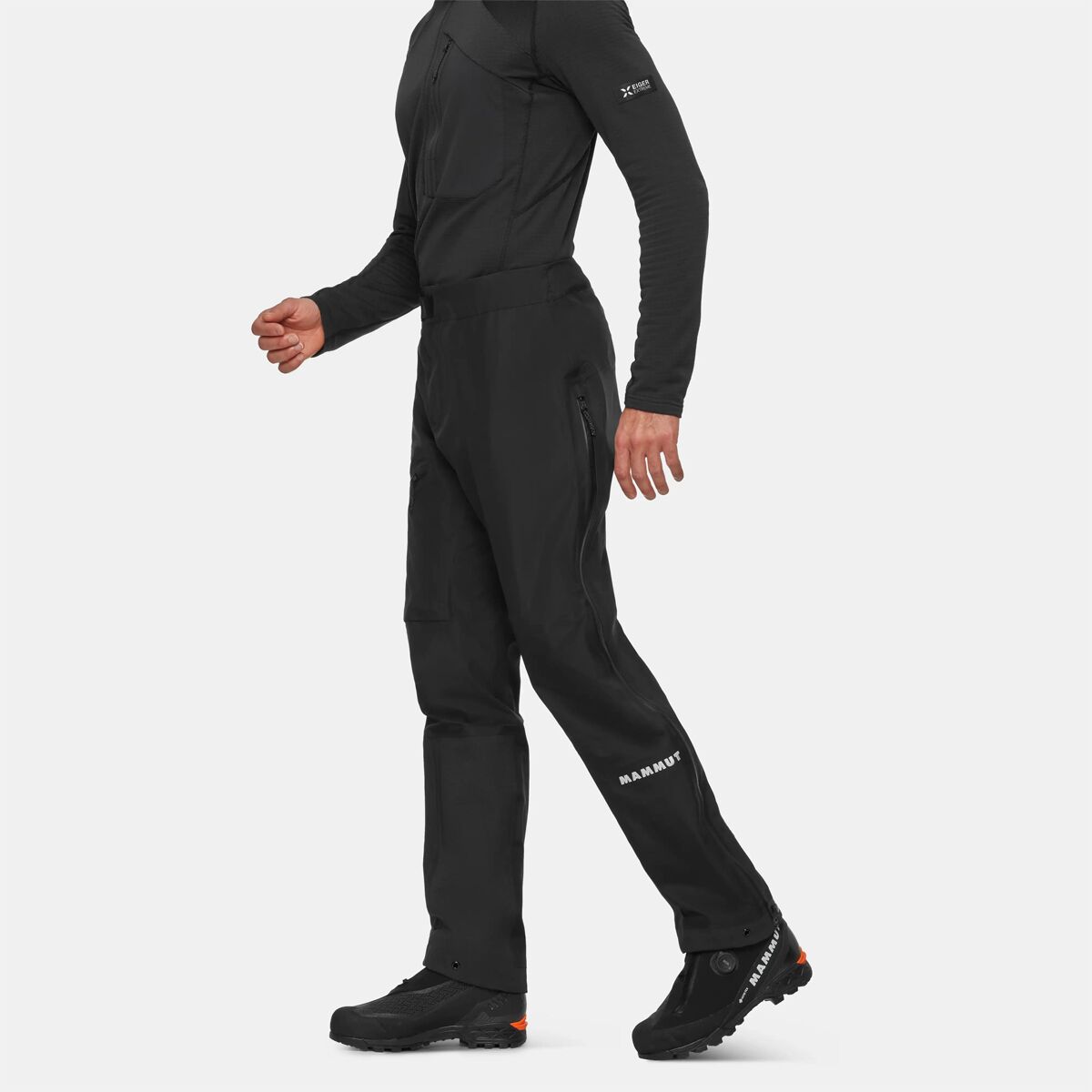Мужские брюки Mammut Eiger Nordwand Advanced HS, цвет: Чёрный — фото 8