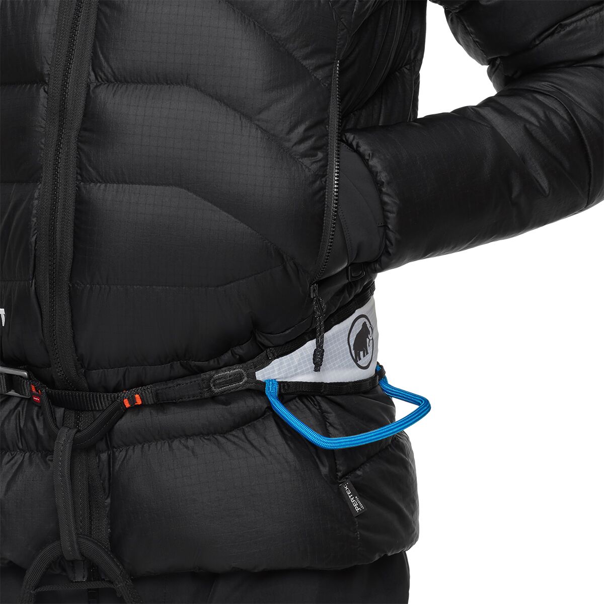 Мужская куртка Mammut Eiger Nordwand Light Down IN Hooded, цвет: Чёрный — фото 6