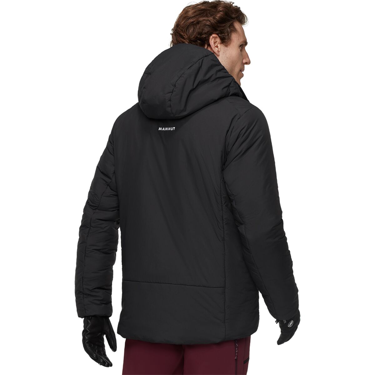 Мужская куртка Mammut Rime Pro Belay IN Hooded, цвет: Чёрный — фото 2