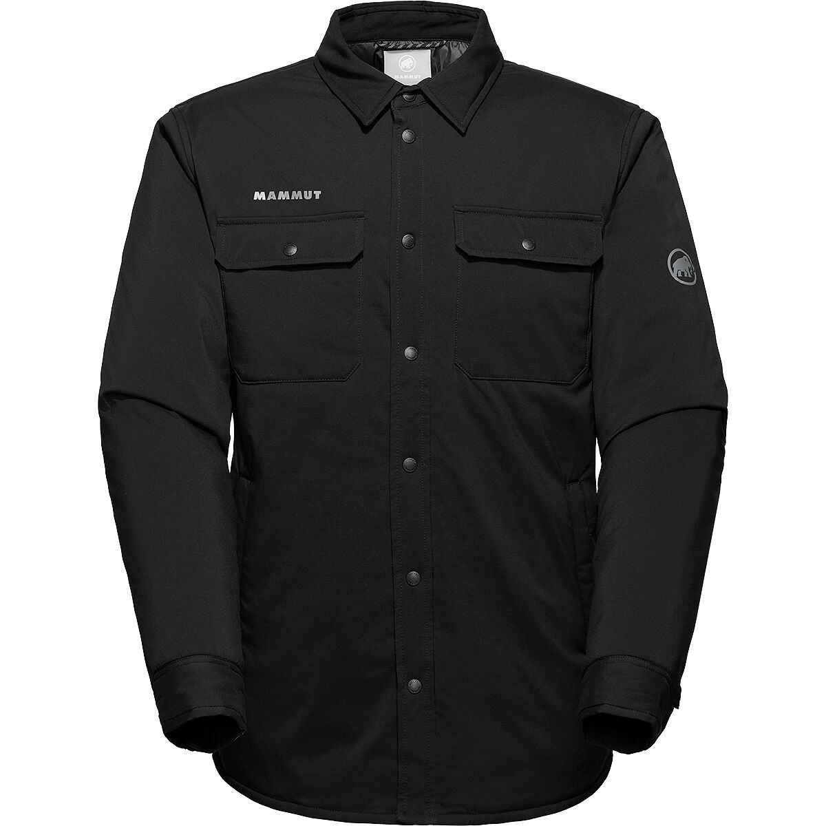 Мужская рубашка Mammut Seon IN Overshirt, цвет: Чёрный — фото 3