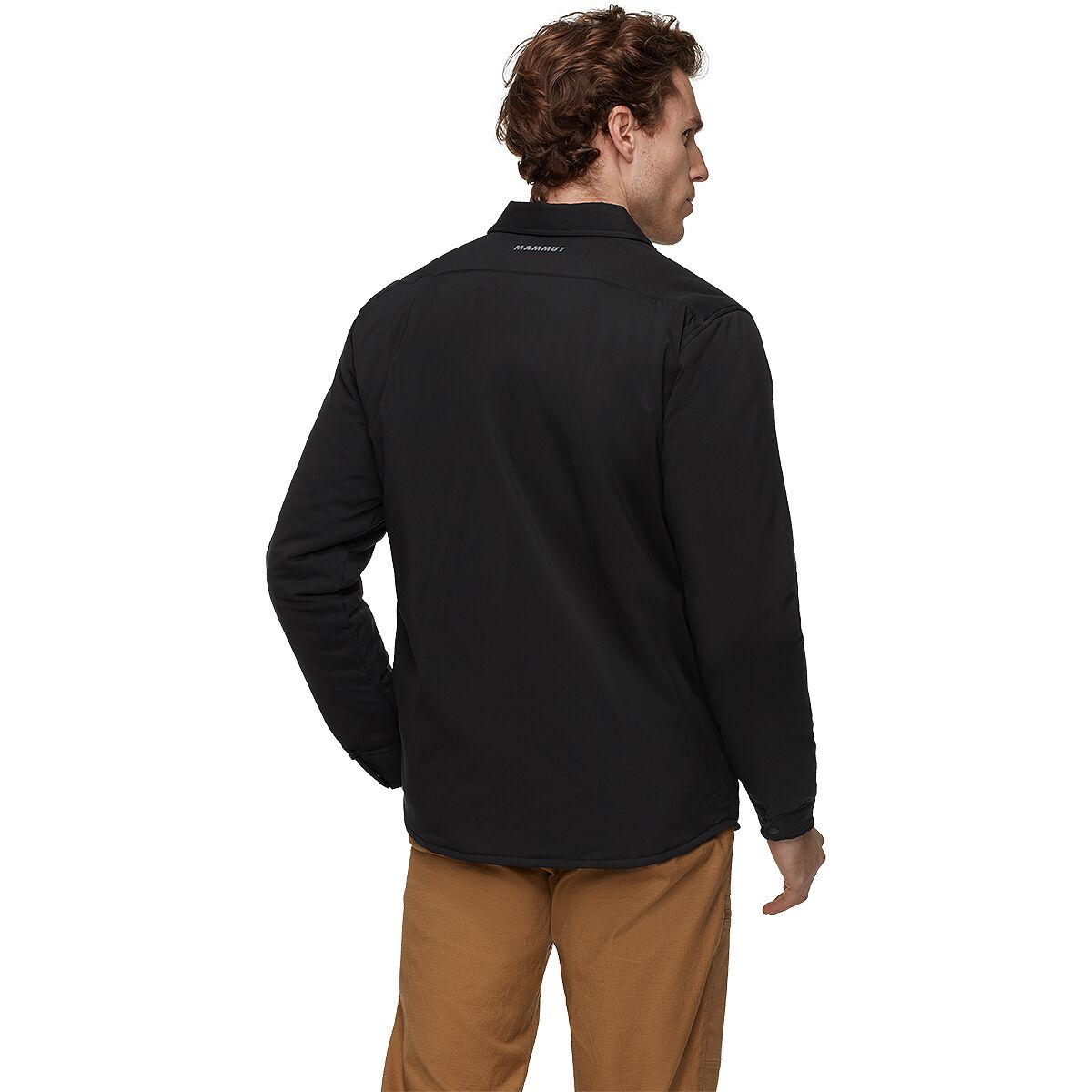 Мужская рубашка Mammut Seon IN Overshirt, цвет: Чёрный — фото 4